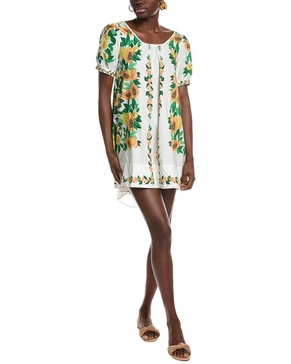 papaya salad scarf mini dress