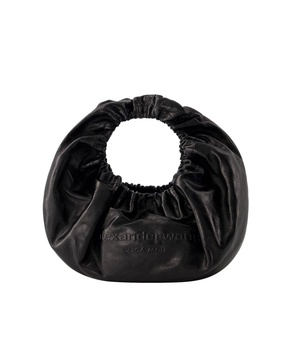 crescent small purse - alexander wang - leather - black