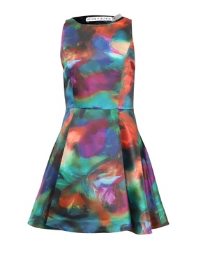 emery floral dress in multicolor polyester