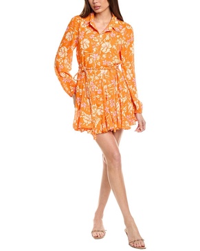 sage the label aurora flare shirtdress