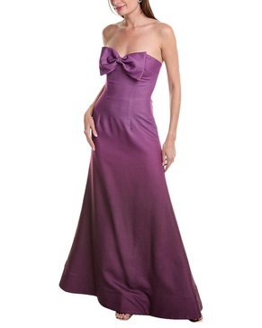 Rene Ruiz Bow Bodice Mermaid Gown