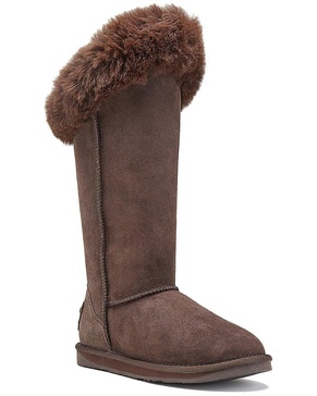foxy tall sheepskin boot