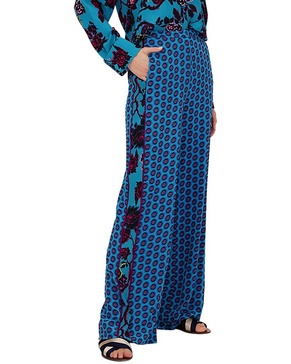 sarina silk-blend pant