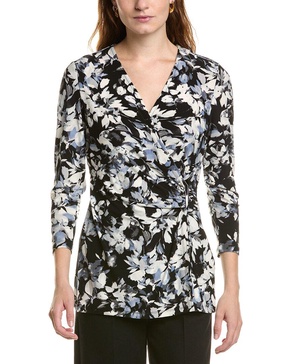 asymmetric wrap top