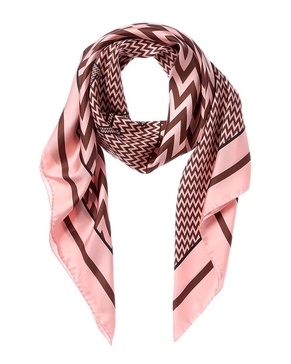 LANVIN Printed Twill Silk Scarf