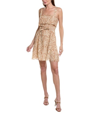 drape back mini dress