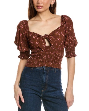 Saltwater Luxe Puff Sleeve Top