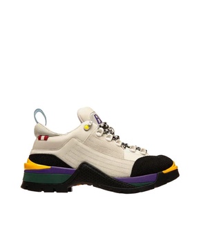 hike 6239747 men's dusty white calf leather sneakers