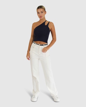 symphony double strap knit crop
