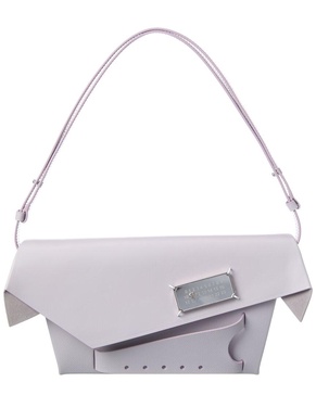snatched leather shoulder bag