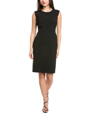 crepe sheath dress