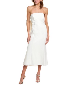 solid midi dress