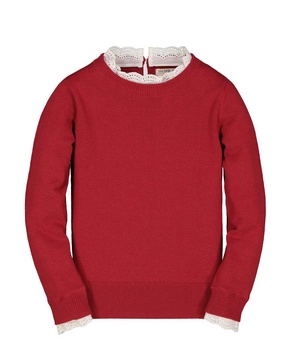 fancy trim sweater