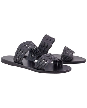 melia woven leather sandal