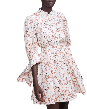 holman dress in terazzo print