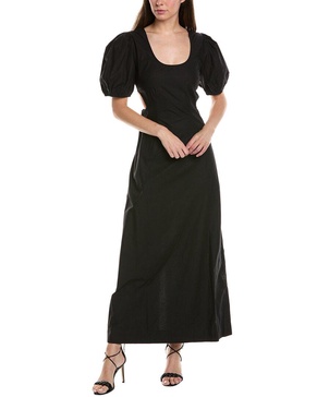 poplin maxi dress