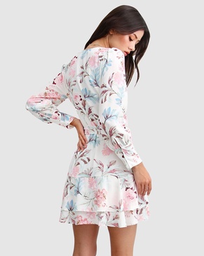 a night with you mini wrap dress