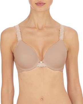 body doubles lace trim full fit contour bra