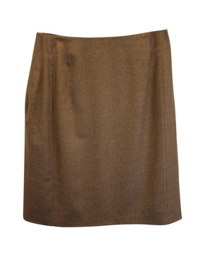 vintage skirt in brown wool
