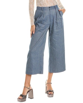 pompey linen-blend gaucho
