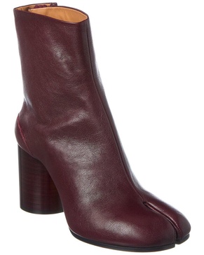 tabi leather bootie