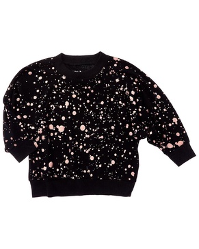 cozy knit jersey batwing cropped raglan pullover