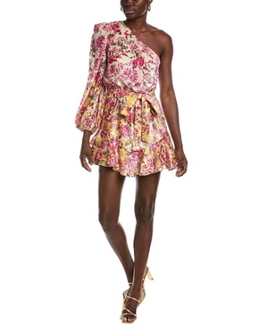one-shoulder mini dress