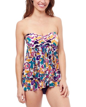 echo bandeau flyaway one-piece