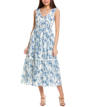 Taylor Lace Trim Midi Dress