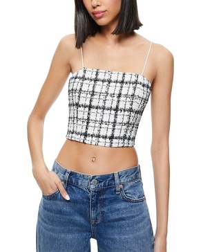 ceresi spaghetti strap crop top