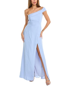asymmetrical gown