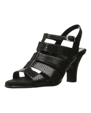me n you dress sandal in black