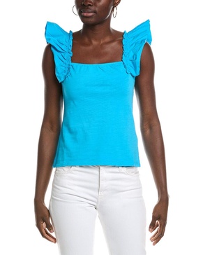 Nation LTD Misty Open Back Ruffle Tank