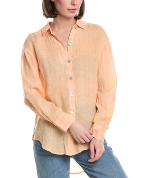 Bella Dahl Boyfriend Button Down Linen Shirt