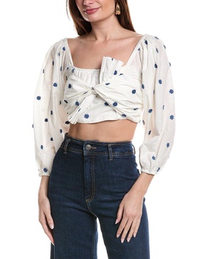 FARM Rio Flowers Crop Top