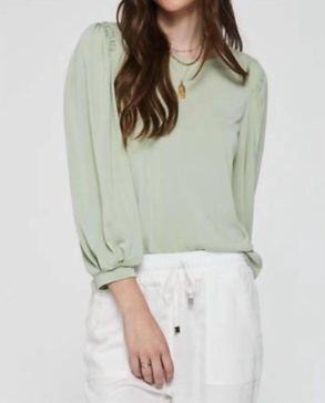 jill bell top in pistachio
