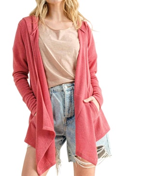 need to love you cardigan in rose pink