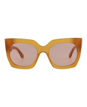square-frame acetate sunglasses