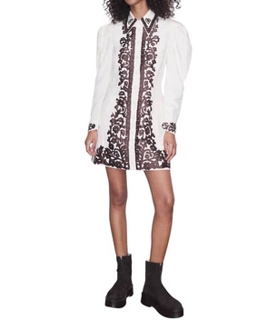 lucy mini dress in cream