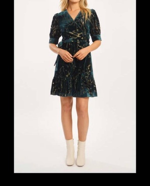 jessica dress in golden jade