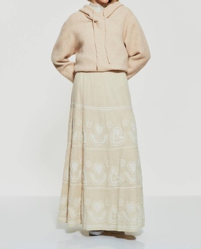 robby maxi skirt in cream