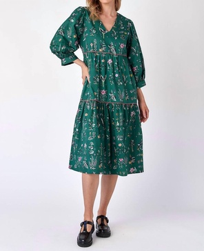 wylie midi dress in botany