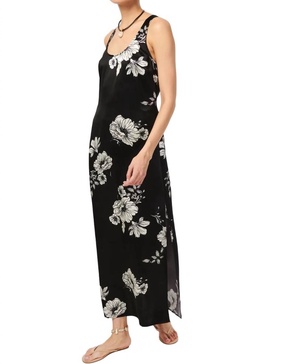 hansen dress in botanical black