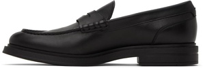Black Almond Toe Loafers