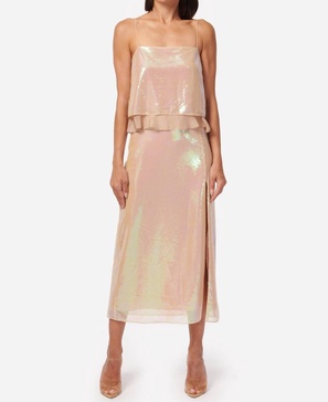 artemis skirt in opan sequin