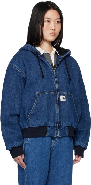 Blue OG Active Denim Bomber Jacket