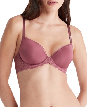 Calvin Klein Women's Seductive Comfort with Lace Demi Bra