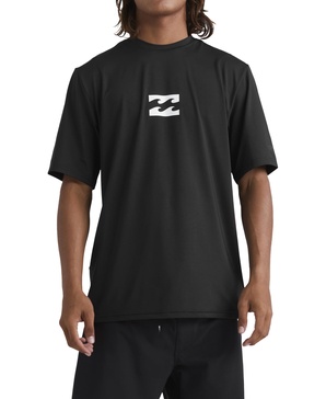 Billabong Men's All Day Wave Short Sleeve Loose Fit Rashguard 50+ Uv Protection