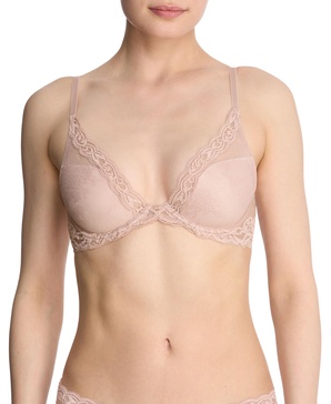 Natori Feathers Contour Plunge Bra