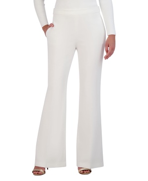 BCBGMAXAZRIA Women's Flare Leg Pant with Zipper